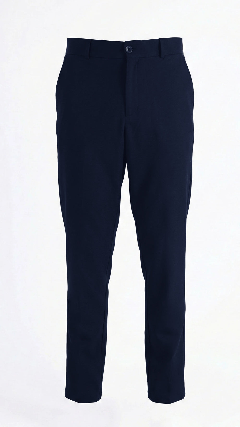 Navy Blue formal pants on a white background