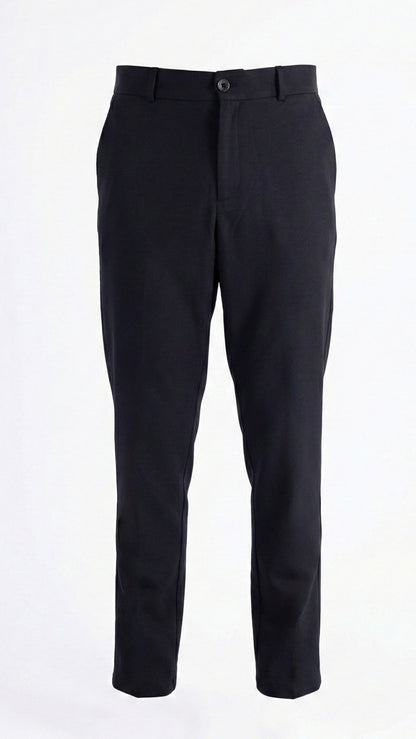 Black pants on a white background