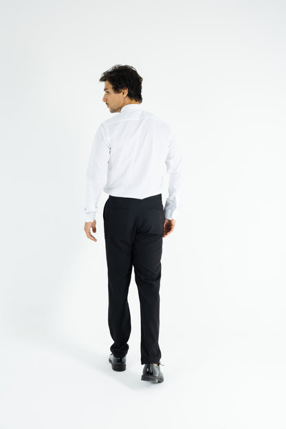 Comford Classic formal pants - back view showing pocket details and professional fit