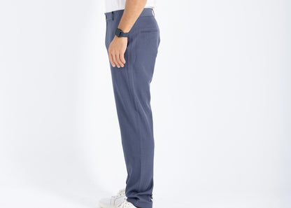 Comford Classic Slate Blue trousers - full-length view of sleek, professional design