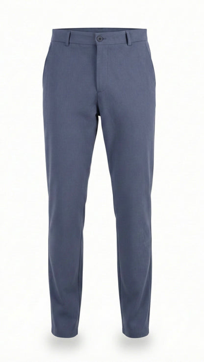 Blue pants on a white background